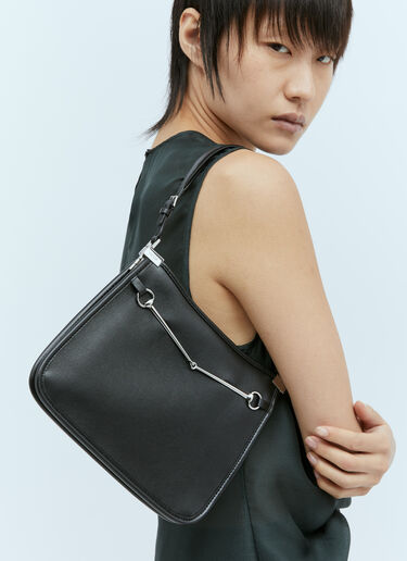 Gucci ホースビットスリム スモールショルダーバッグ ブラック guc0254044