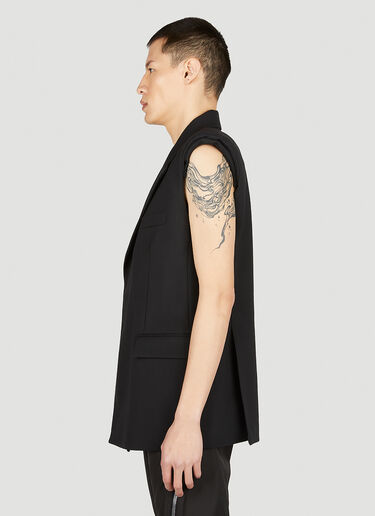 VTMNTS Tailored Sleeveless Blazer Black vtm0351001