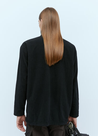 Engineered Garments Zip-Up Mock Knit Sweater Black egg0154008