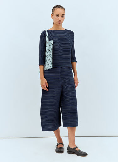 Pleats Please Issey Miyake Sheer Bounce 阔腿裤 蓝色 plp0257022