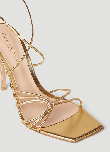 Gianvito Rossi Sylvie High Heel Sandals Gold gia0252005