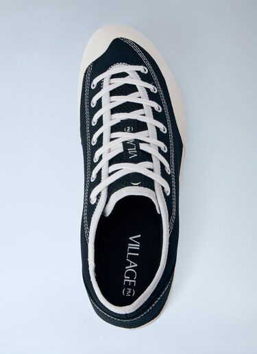 Village PM Canvas Low-Top Sneakers Black vpm0164005