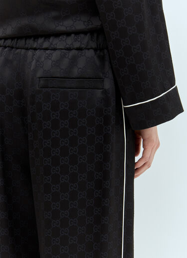 Gucci GG 자카드 팬츠 블랙 guc0257019