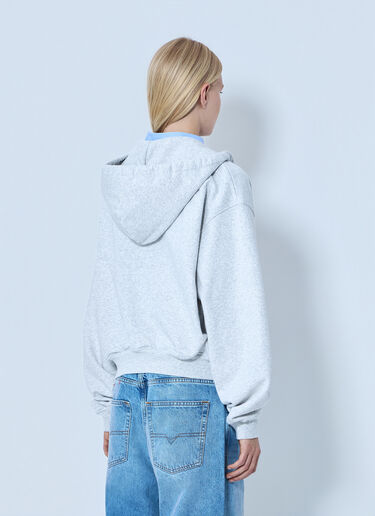 Alexander Wang Shirt Dickie Layered Hoodie Grey awg0264009