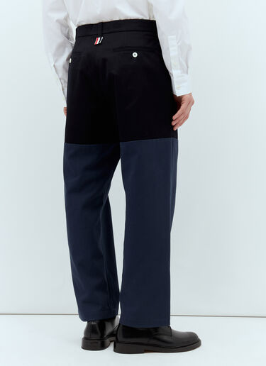 Thom Browne Unconstructed Combo Pants Navy thb0156007