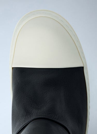 LN-CC® - Rick Owens: High Leather Boots - Black Rick Owens High Leather Boots Black ric0165012