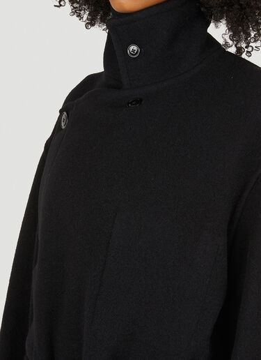 Lemaire Wrap Coat Black lem0250001