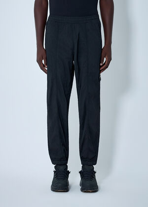 Stone Island Logo Patch Pants Black sto0162010