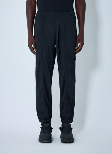 Stone Island Logo Patch Pants Black sto0162010