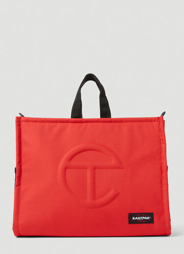 Eastpak x Telfar 쇼퍼 컨버터블 미디엄 토트백 레드 est0353007