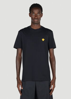 Versace Medusa Embroidered T-Shirt Black ver0153014