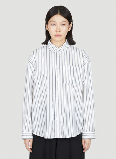 ボーイフレンド・ストライプ・シャツ A.P.C. ボーイフレンド・ストライプ・シャツ ホワイト apc0254004