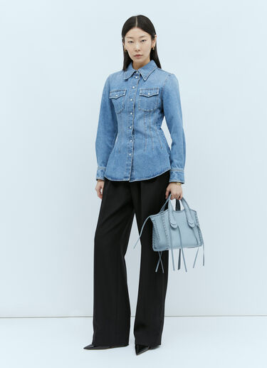 Chloé 小号 Mony 托特包 蓝色 chl0255046