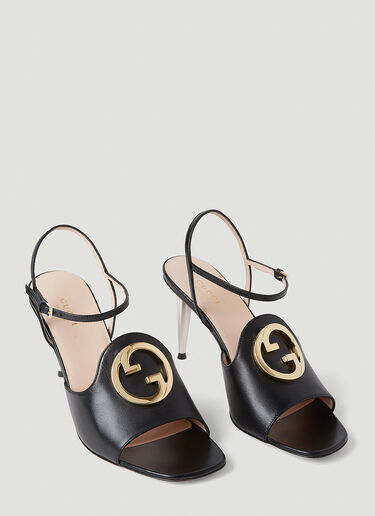 Gucci Blondie High Heel Sandals Black guc0251158