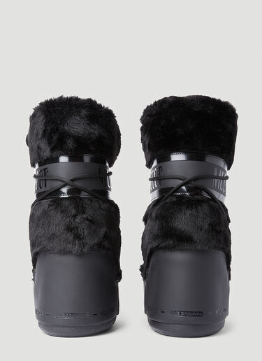 Moon Boot Icon Faux Fur Snow Boots Black mnb0250003