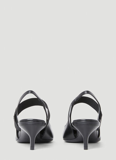 Miu Miu Slingback Kitten Heels Black miu0252071