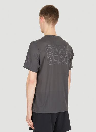 OVER OVER Logo Print Sport T-Shirt Grey ovr0150020