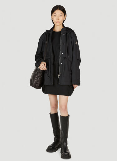Valiere Short Parka Jacket Moncler Valiere Short Parka Jacket Black mon0252004