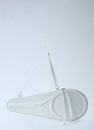LN-CC® - Lacoste: Runway Large Leather Racket Bag - White Lacoste Runway Large Leather Racket Bag White lac0266008