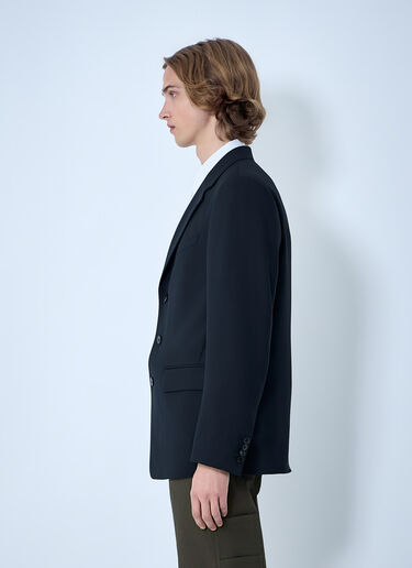 Single-Breasted Wool Blazer Dries Van Noten Single-Breasted Wool Blazer Black dvn0163005
