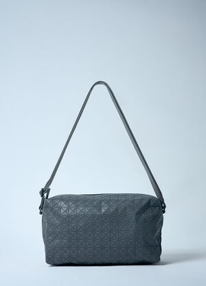 Bao Bao Issey Miyake Saddle Crossbody Bag Grey bao0159003