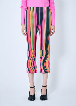 Pleats Please Issey Miyake Warp Pleated Pants Multicolour plp0259002