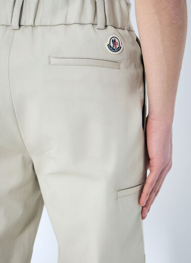 Moncler Twill Pants Beige mon0159015