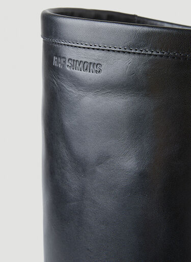 Raf Simons 라운드 토 부츠 블랙 raf0250011
