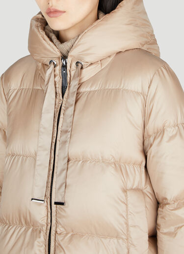 Max Mara Seia Puffer Jacket Beige max0254089