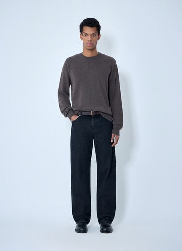 The Row Straight-Leg Denim Jeans Black row0163004