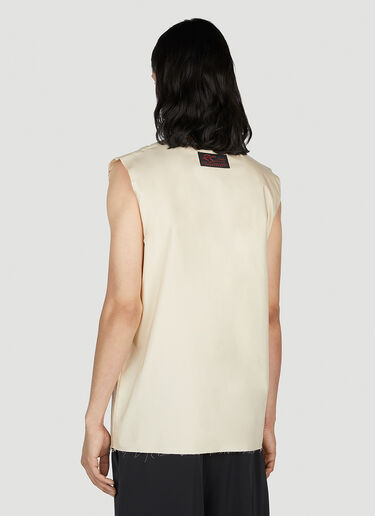 Raf Simons Station Tank Top Beige raf0152004