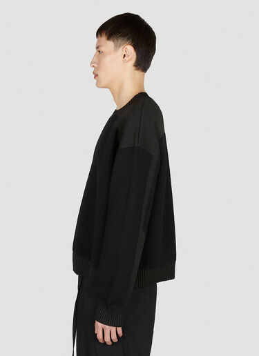 Utility Crewneck Sweater Y-3 Utility Crewneck Sweater Black yyy0352029