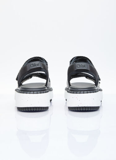 Chloé Lilli Platform Sandals Black chl0256016