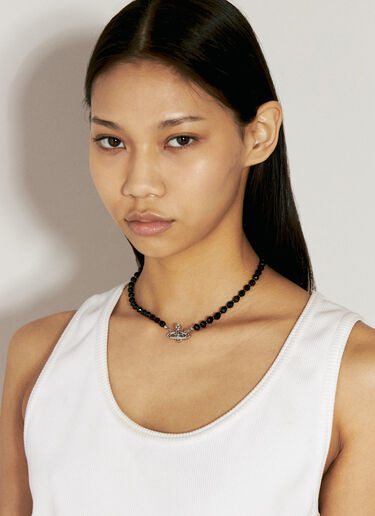 Vivienne Westwood Messaline 颈链  黑 vww0356010