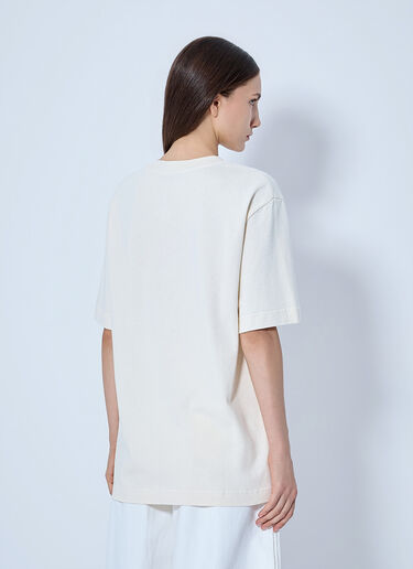 LN-CC® - Jacquemus: Le Palmier T-Shirt - Cream Jacquemus Le Palmier T-Shirt Cream jac0266018