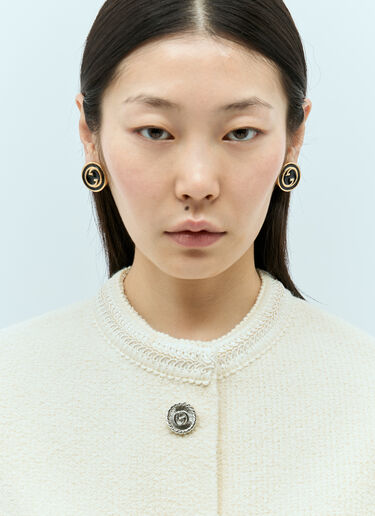 Gucci GG Blondie 耳环  黑色 guc0255101