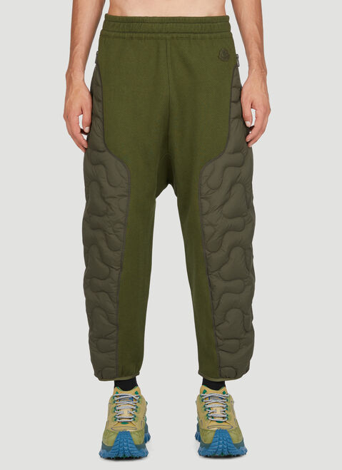 Moncler Padded Jersey Track Pants Khaki mon0154036