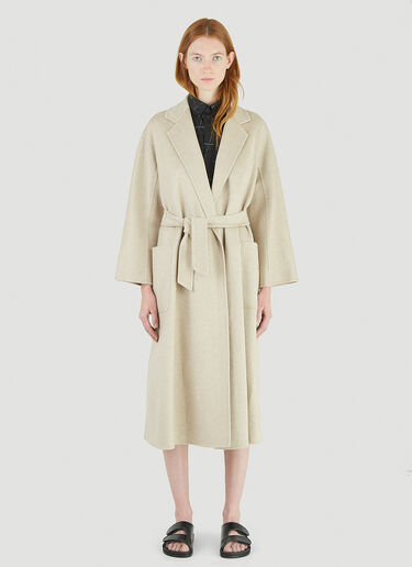 Max Mara Labbro Belted Coat Beige max0245006