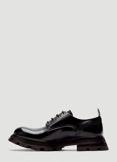 Alexander McQueen Leather Lace-Up Shoes Black amq0244030