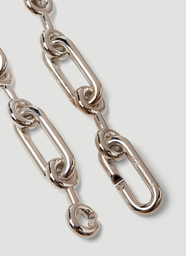Charlotte CHESNAIS Original Binary Chain Necklace Silver ccn0350006