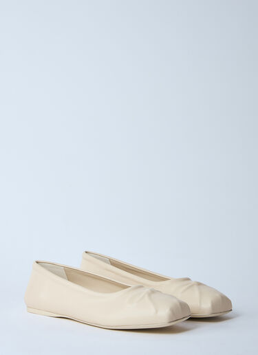 Marni Dancer Ballerina Flats Cream mni0260001