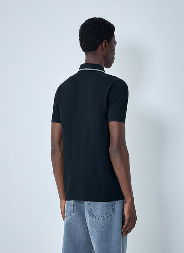 Fred Perry x Craig Green Embroidered Polo Shirt with Drawstring Detail Black fry0164001