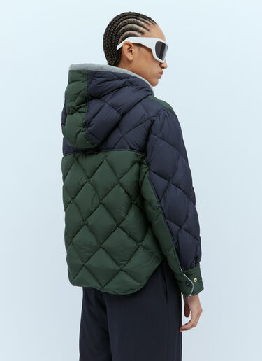 Thom Browne 패치 포켓 다운 재킷 다크 그린 thb0254001