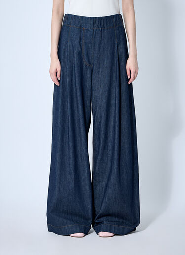 Dries Van Noten 牛仔阔腿裤  藏蓝色 dvn0260006