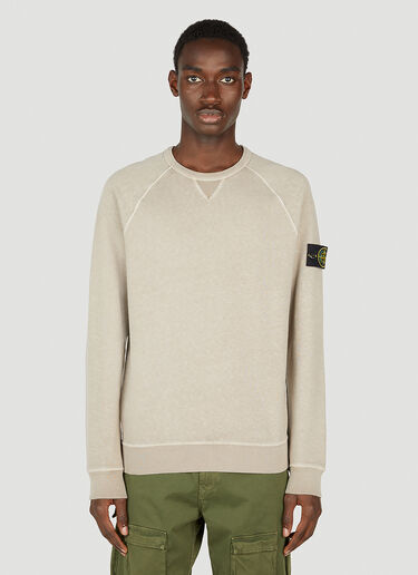 Stone Island Compass Patch Sweatshirt Beige sto0152054