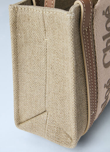 Chloé Mini Woody Tote Bag Beige chl0264155