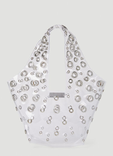 Grommet Tote Bag Rabanne Grommet Tote Bag Transparent pac0252043