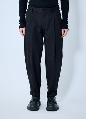 Dolce & Gabbana Cotton Gabardine Pants Black dol0160003