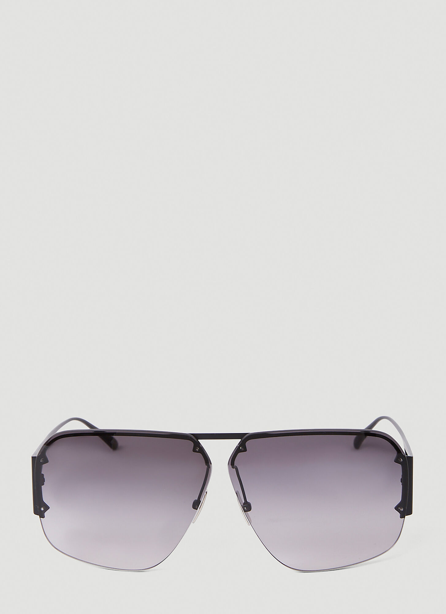 Bottega Veneta Classic Aviator Sunglasses Female Black