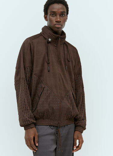 ジップアップ パネル コンストラクションジャケット adidas x Song for the Mute ジップアップ パネル コンストラクションジャケット ブラウン asf0154005